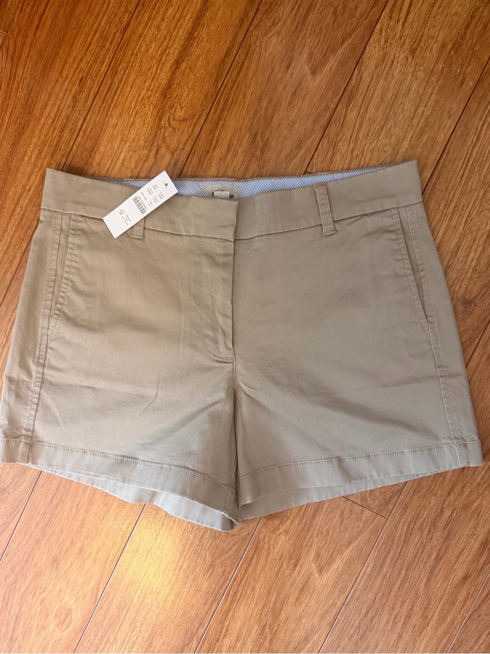 J. Crew Women's Tan Cotton Chino Shorts Size 8